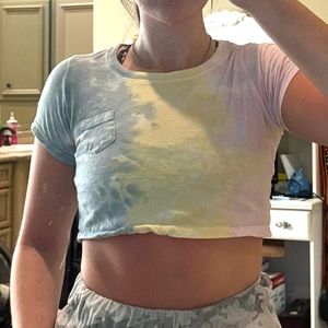 Tye Dye Cropped Tee